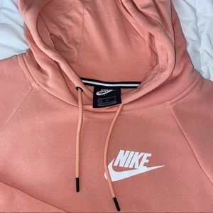 Pink Nike hoodie